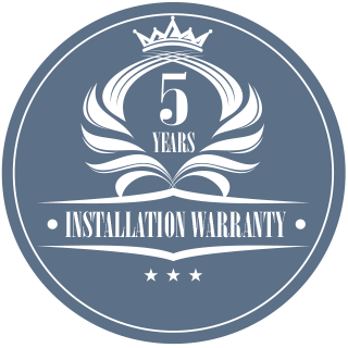 5-Year Installation Warranty