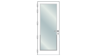 single-french-door