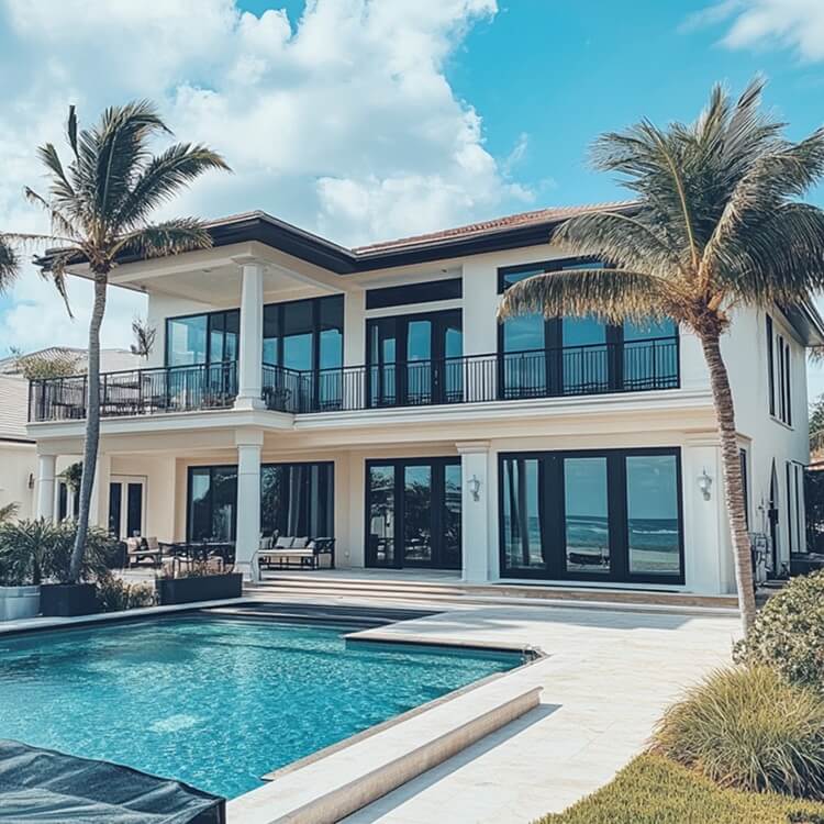 a-coastal-home-with-hurricane-impact-windows-and-doors a coastal home with hurricane impact resistant windows and doors