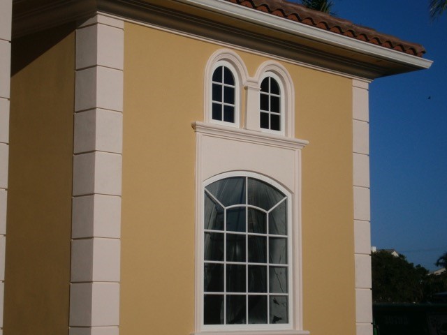 our custom shaped windows with impact glass materials